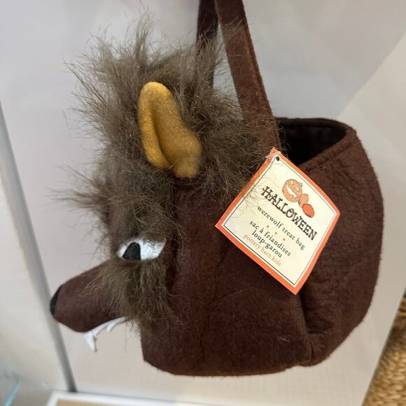 NWT Pottery Barn Werewolf trick or treat bucket - Picture 2 of 9